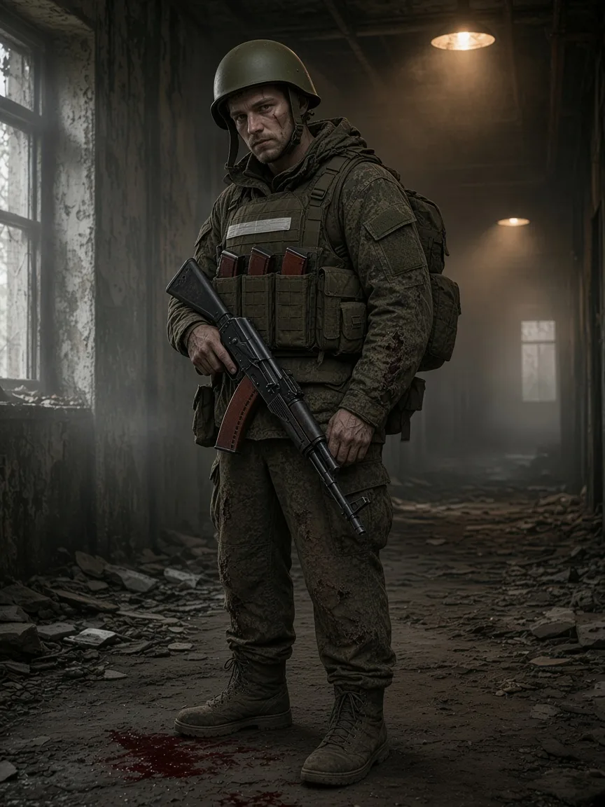 Escape from Tarkov Foundation Pack service by a pro player - PMC wearing 6B23 armor and a steel helmet with an AK-74
